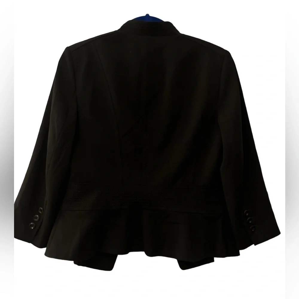 WHBM women’s blazer size 4 black.